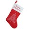 Northlight 15.75" Red and White Merry Christmas Tree Stocking with Cuff